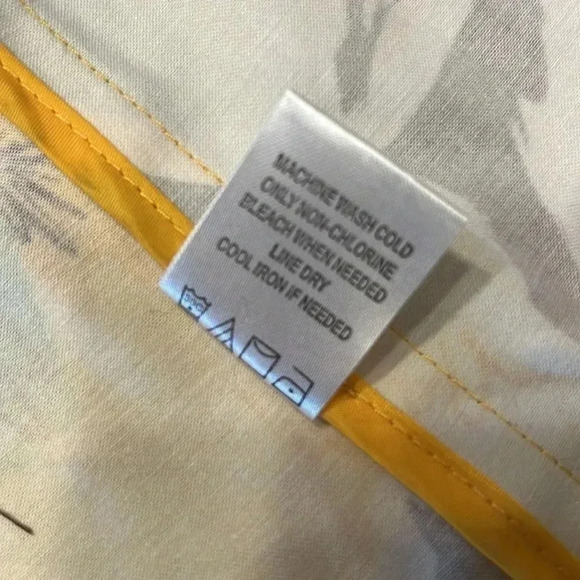 Coldwater Creek Women's Floral Orange Yellow Jacket Size L - Picture 9 of 10